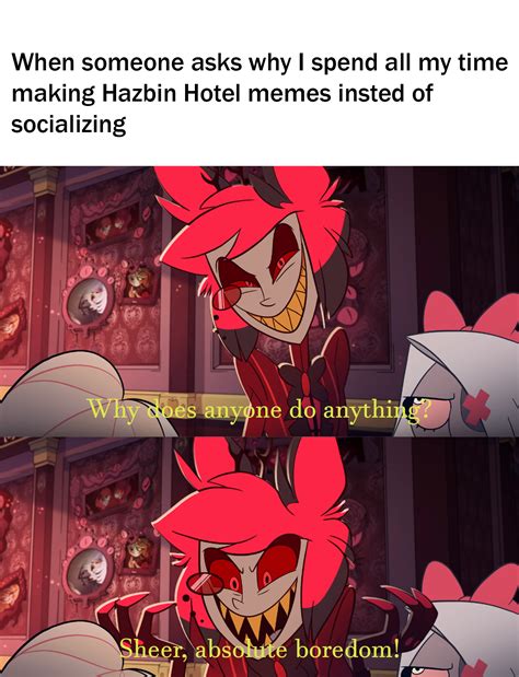 Alastor is the king of entertainment. : r/memes