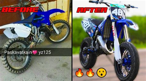 Yamaha YZ 125 Supermoto Build - YouTube