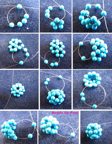 Beaded Ball Tutorial | Seed bead tutorial, Bead weaving tutorials, Seed ...