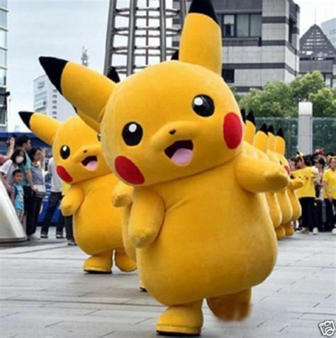 Pikachu Mascot Costume for Adult