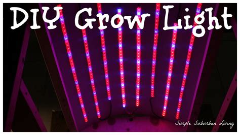 DIY $35 LED Grow Light | Led grow lights diy, Grow lights for plants, Led grow lights