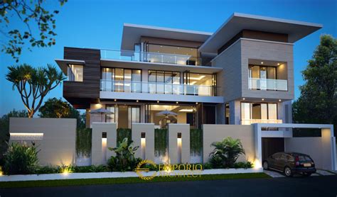 Mr. Alex Modern House 3 Floors Design - Jakarta