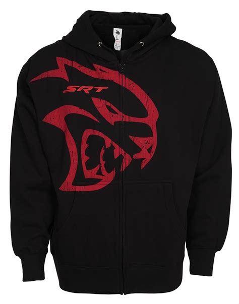 Dodge SRT Hellcat Zip-Up Hoodie: Stay warm and look cool in this Dodge ...