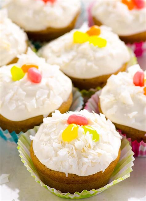 Healthy Vanilla Cupcakes - iFOODreal - Healthy Family Recipes