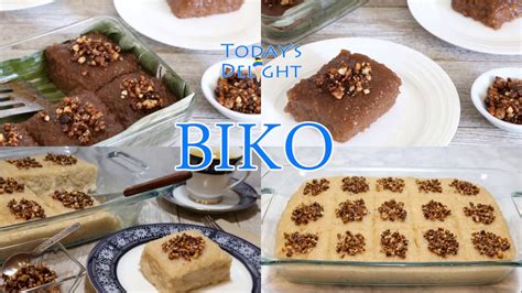 Biko Recipe with Latik (Sinukmani) - Today's Delight - YouTube