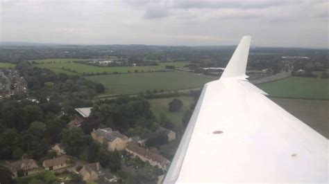 Challenger 604 Landing at Oxford Airport/EGTK after test flight - YouTube