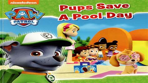 Paw Patrol - Pups Save a Pool Day - YouTube