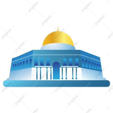 Foto Masjid Al Aqsa Png Wektor Kreskówka, Al Aqsa, Masjid Al Aqsa, Foto Meczet Al Aqsa PNG i ...