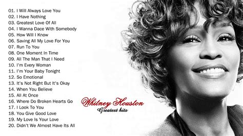 Whitney Houston Greatest Hits Full Album 2020 - Whitney Houston Full ...