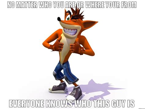 Crash Bandicoot - quickmeme