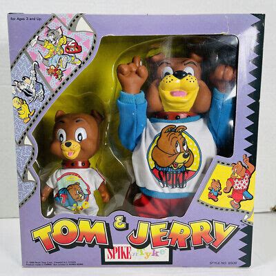 Vintage 1989 Multi Toys Corp TOM & JERRY SPIKE & TYKE Poseable FIGURES NEW NIB | eBay