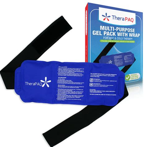 Buy TheraPAQ Ice Packs for Injuries Reusable Version - Adjustable 14 x 6 Inch Hot and Cold Gel ...