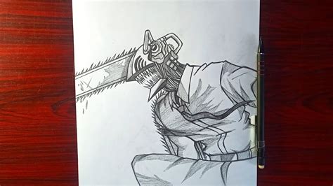 How To Draw Chainsaw Man Chainsaw Man Drawing Tutorial Chainsaw | Images and Photos finder