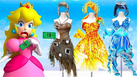 Super Mario Princess Clothes Switch Up | Fashion WOW - YouTube