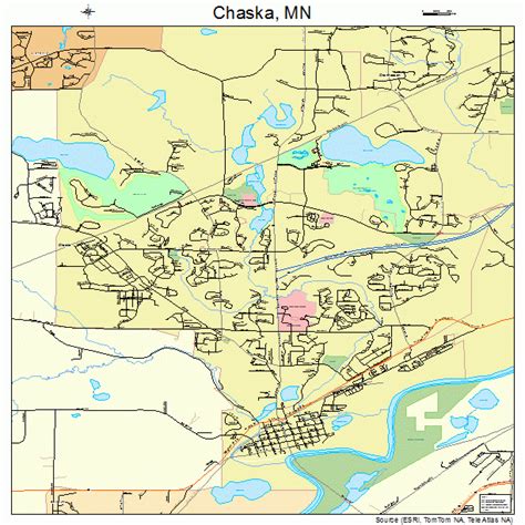 Chaska Minnesota Street Map 2710972