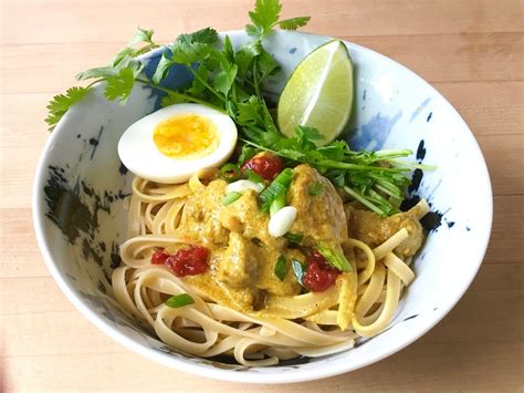 Burmese Coconut Chicken Noodles (Ohn-No Khao Swè) - Together Women Rise