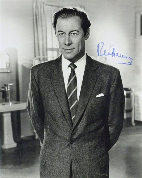 Henry Higgins Actor REX HARRISON - Photo Signed : Lot 1128