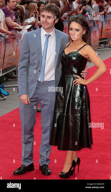 James Buckley and wife Clair Meek arrive at The Inbetweeners 2 World Premiere, Vue West End ...