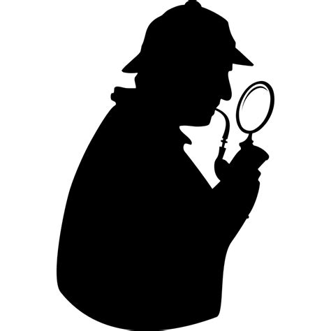 Free Silhouette Detective, Download Free Silhouette Detective png ...