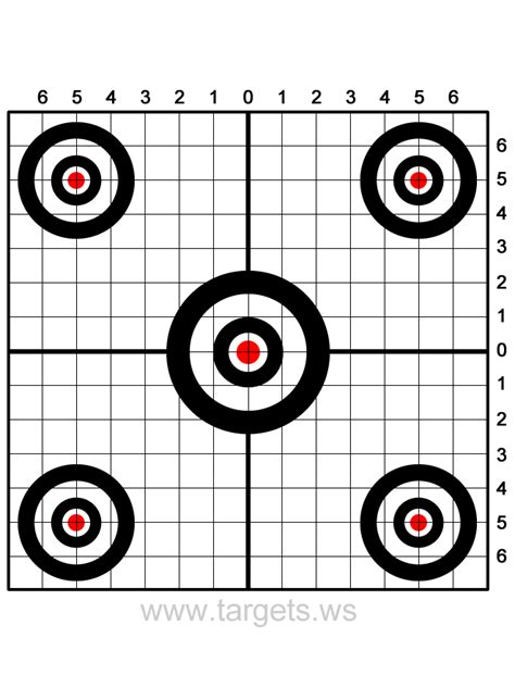 Printable Air Gun Targets