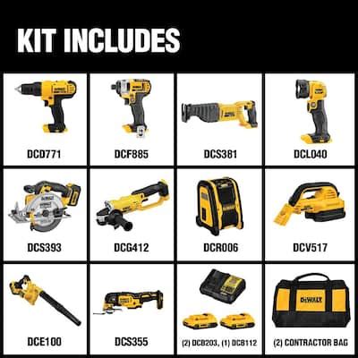 DEWALT - Power Tool Combo Kits - Power Tools - The Home Depot