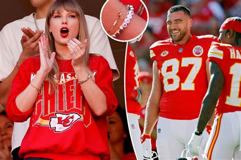 Taylor Swift adorably wears '87' bracelet at Travis Kelce's Kansas City Chiefs game - NewsFinale