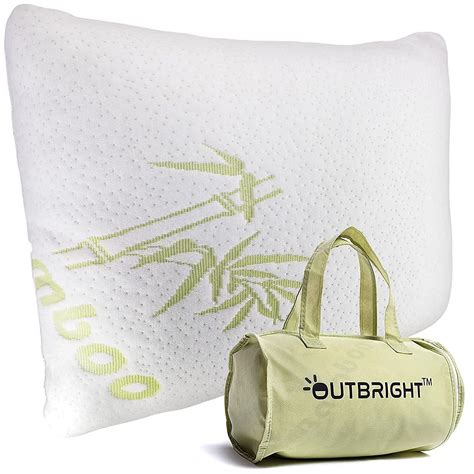 Outbright Memory Foam Camping Pillow for Backpacking - Compressible Small Pillow for Camping ...