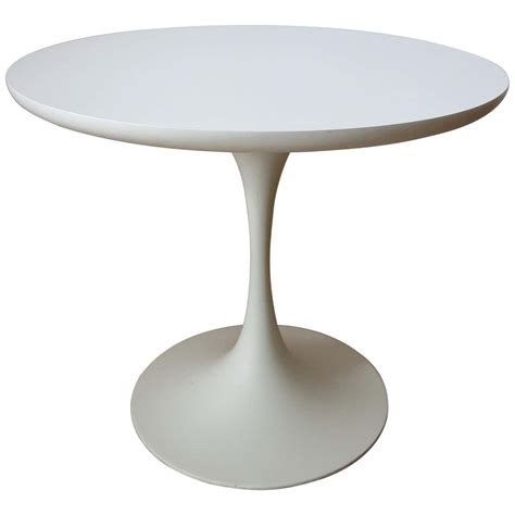 1960s White Tulip Side Table Designed by Maurice Burke for Arkana, Bath ...