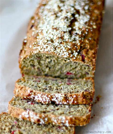 Oat-Chickpea Flour Quick Bread with Cherries (gluten-free)