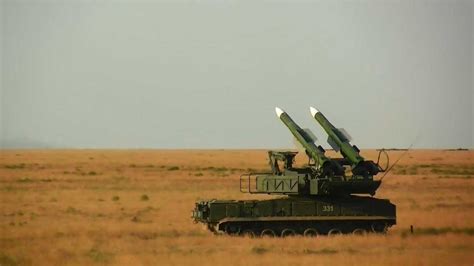 Russian Central Military Region Buk-M3 Surface-to-air Missile System Test-firing At Kapustin Yar ...