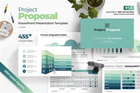 Project Proposal PowerPoint Template 3 - Design Cuts