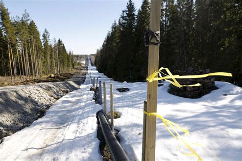 NATO member Finland breaks ground on Russia border fence - ABC News