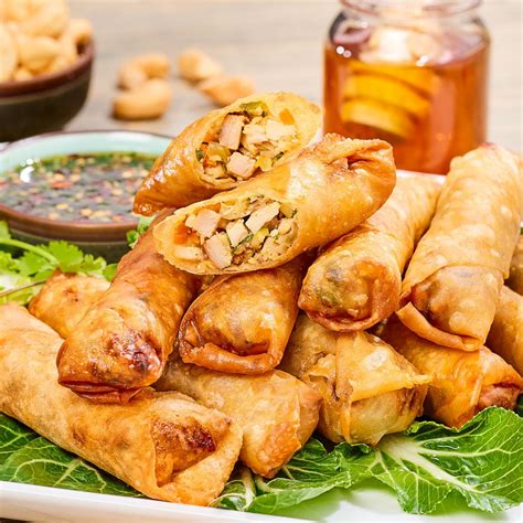 Nugget Markets Honey Cashew Chicken Lumpia with Honey Dipping Sauce Recipe