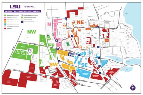 Lsu Parking Map - MeaningKosh