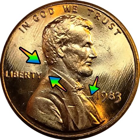 1983 Lincoln Cent Errors, Varieties, & Values