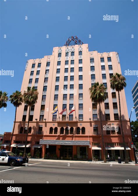 The Hotel De Anza historic hotel in San Jose, California, incorporating Art Deco, Mission and ...