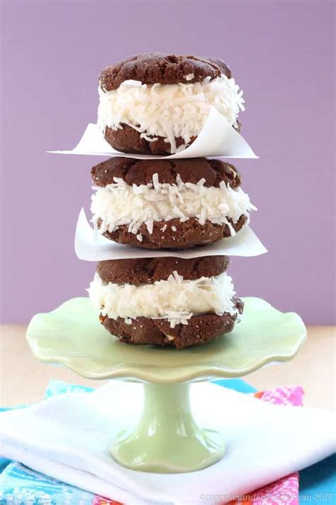 Easy Coconut Ice Cream Sandwiches | Cupcakes & Kale Chips