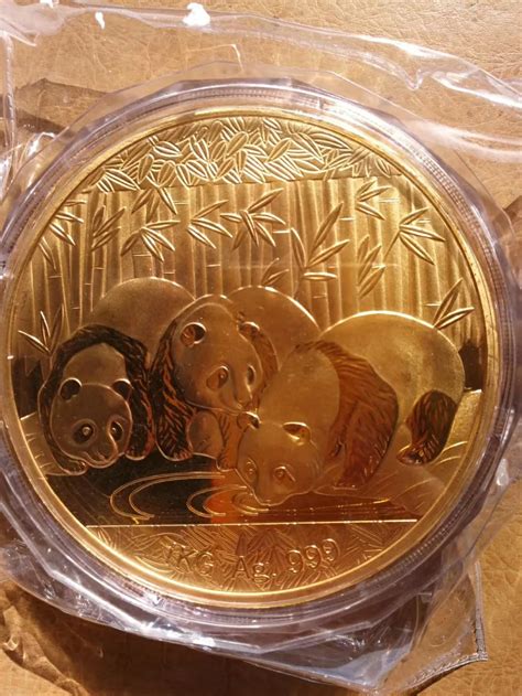 2013 Chinese Panda 1kg 1000g commemorative gold coin free shipping-in Non-currency Coins from ...