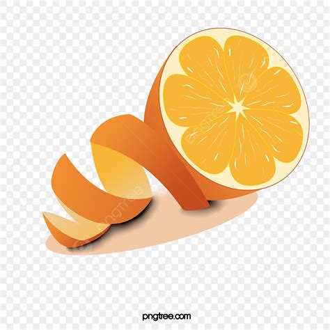 Orange Peel White Transparent, Orange Peel And Orange, Orange Clipart, Orange Peel, Orange PNG ...