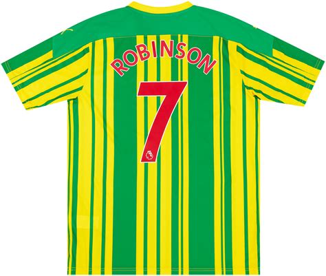 2020-21 West Brom Away Shirt Robinson #7