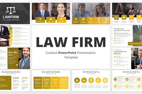 Law Firm PowerPoint Presentation Template (150960)