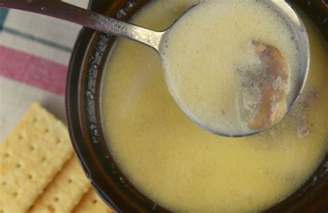 Grandma's Oyster Soup Recipe with Milk - These Old Cookbooks