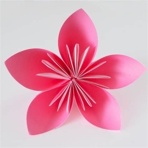 How to Make Origami Flowers - Dream a Little Bigger