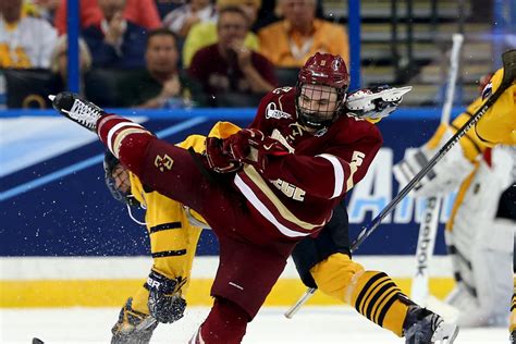 Boston College Men’s Hockey: Eagles Downed by Badgers 7-5, Wisconsin ...