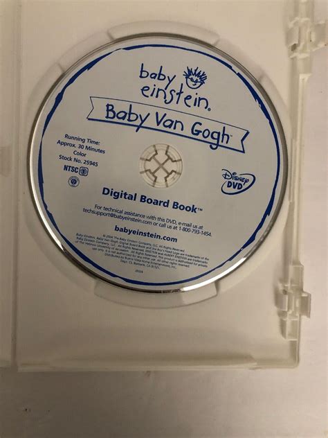 Baby Einstein-Baby Van Gogh(DVD,2002)TESTED-RARE VINTAGE COLLECTIBLE-SHIP N 24HR 786936179743 | eBay