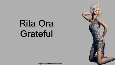 Rita Ora Grateful with (Sing Along Lyrics) - YouTube