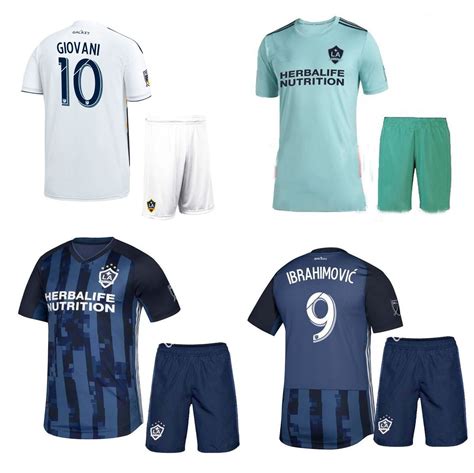 2019 2019 LA Galaxy Soccer Jersey Shorts 19 20 Ibrahimovic GIOVANI Football Shirts Los Angeles ...