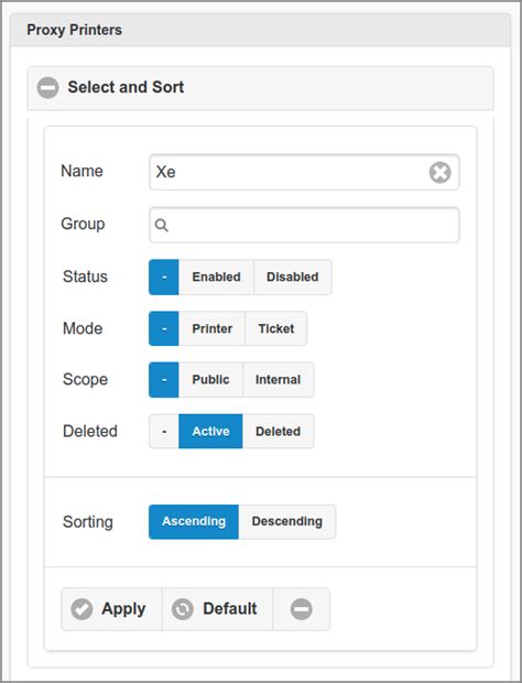 4.8. Proxy Printers