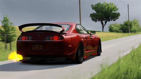 1300Bhp Tuned Toyota Supra on Countryside roads / Assetto Corsa - YouTube