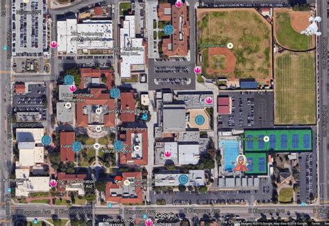 Fullerton College map : OCCaliPokemonGo